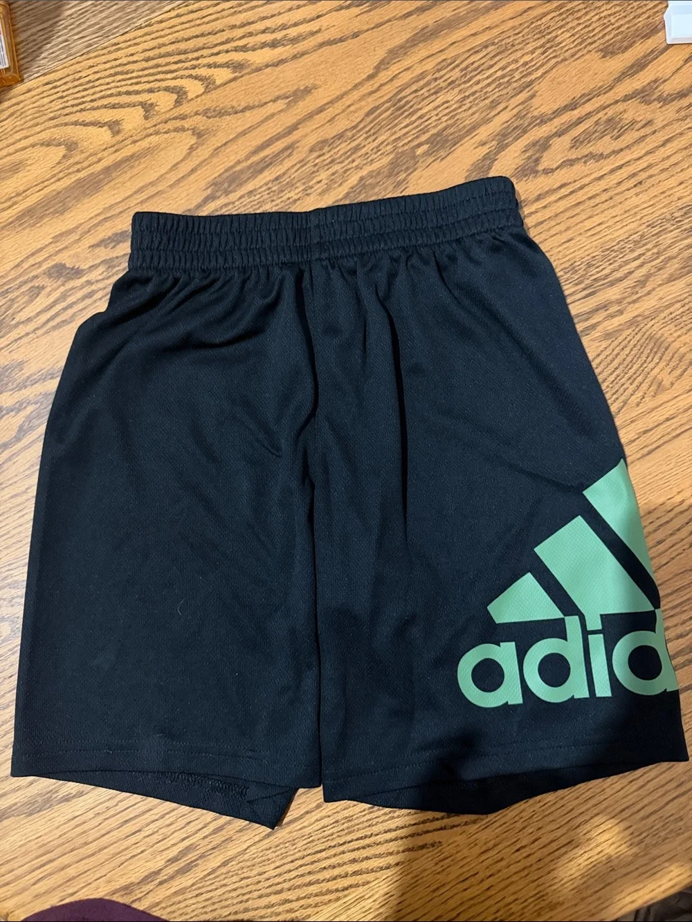 Champion + Adidas Boys Black Athletic Shorts Set